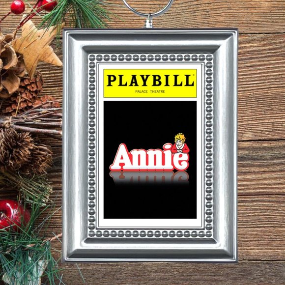 Annie Broadway Musical‎ Playbill Christmas Tree Ornament - Picture 1 of 3